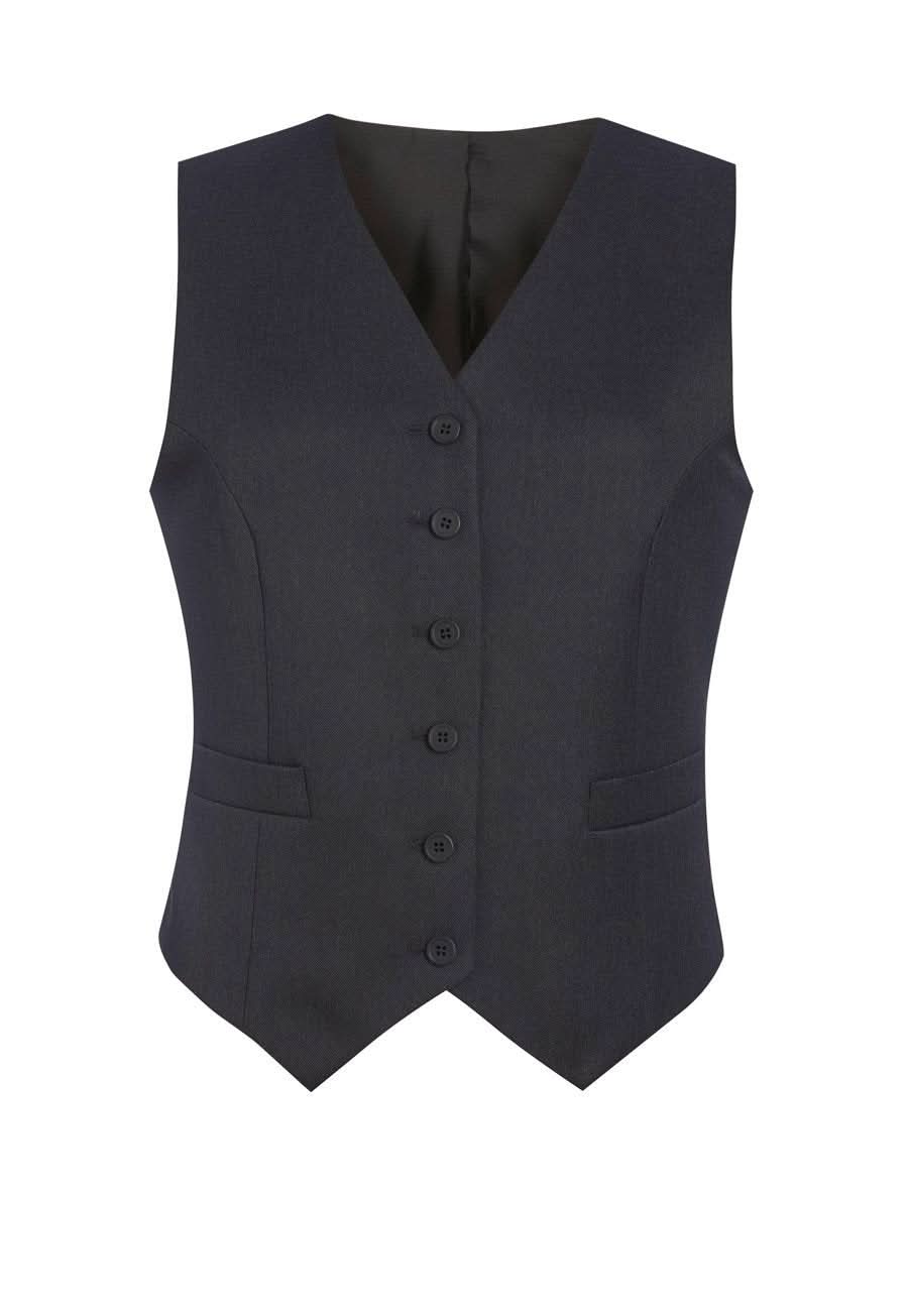 Omega Ladies Waistcoat Ladies Waistcoat Brook Taverner Charcoal 6