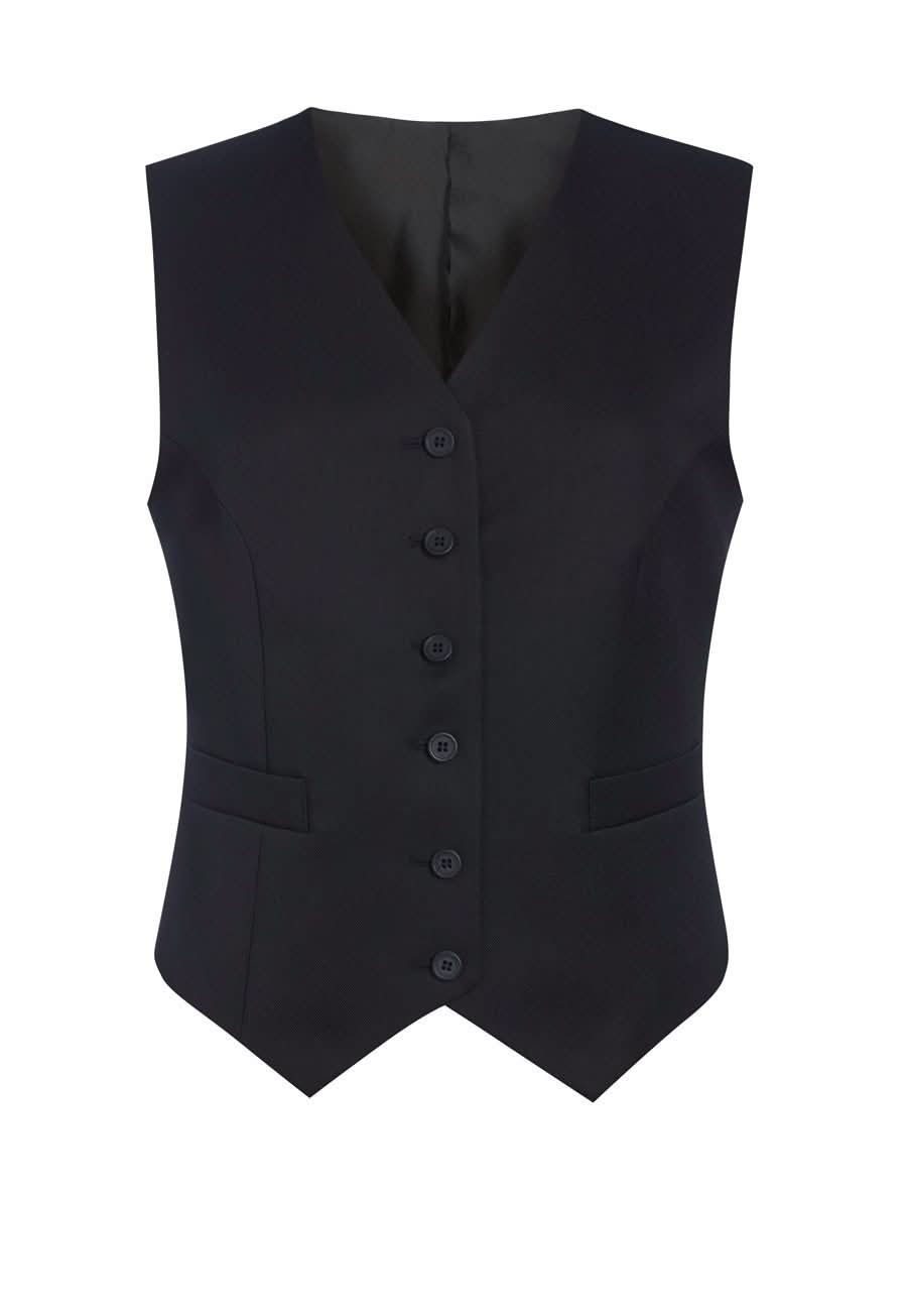 Omega Ladies Waistcoat Ladies Waistcoat Brook Taverner Black 6