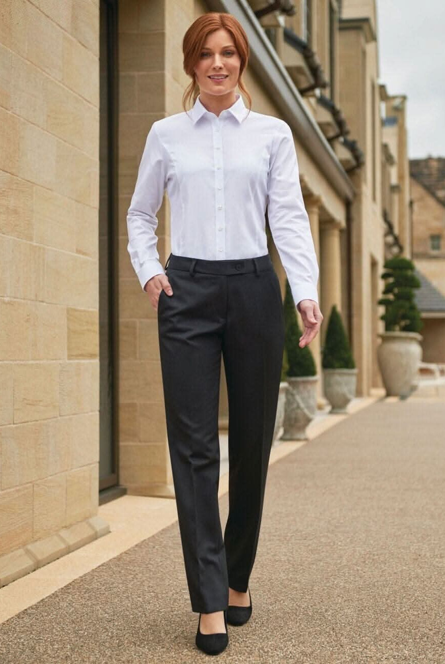 Aura Straight Leg Ladies Suit Trouser Ladies Suit Trouser Brook Taverner