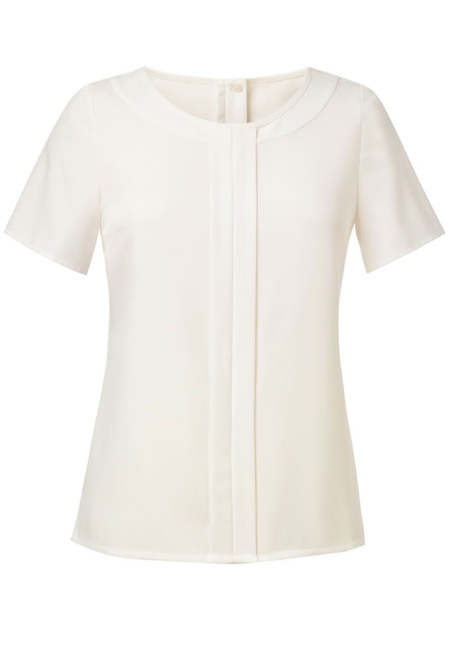 Felina Ladies Crepe de Chine Blouse Blouses Brook Taverner Cream 6