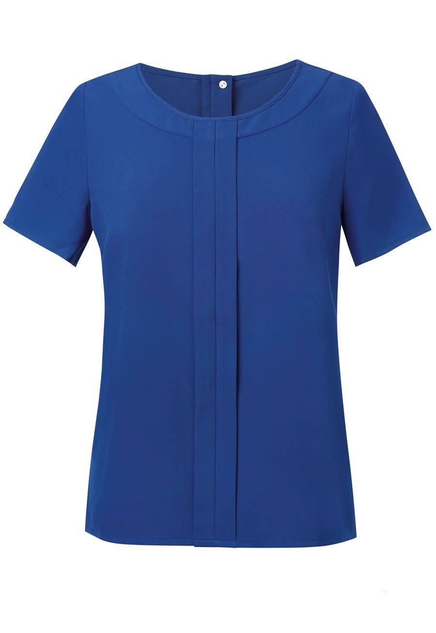 Verona Ladies Crepe de Chine Plain Blouse Blouses Brook Taverner