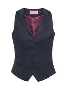 Larissa Ladies Suit Waistcoat Ladies Waistcoat Brook Taverner Navy Pin Dot 6