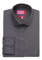 Parma Ladies Long Sleeve Blouse Womens Long Sleeve Shirts Brook Taverner Grey 6