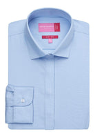 Parma Ladies Long Sleeve Blouse Womens Long Sleeve Shirts Brook Taverner Blue 6