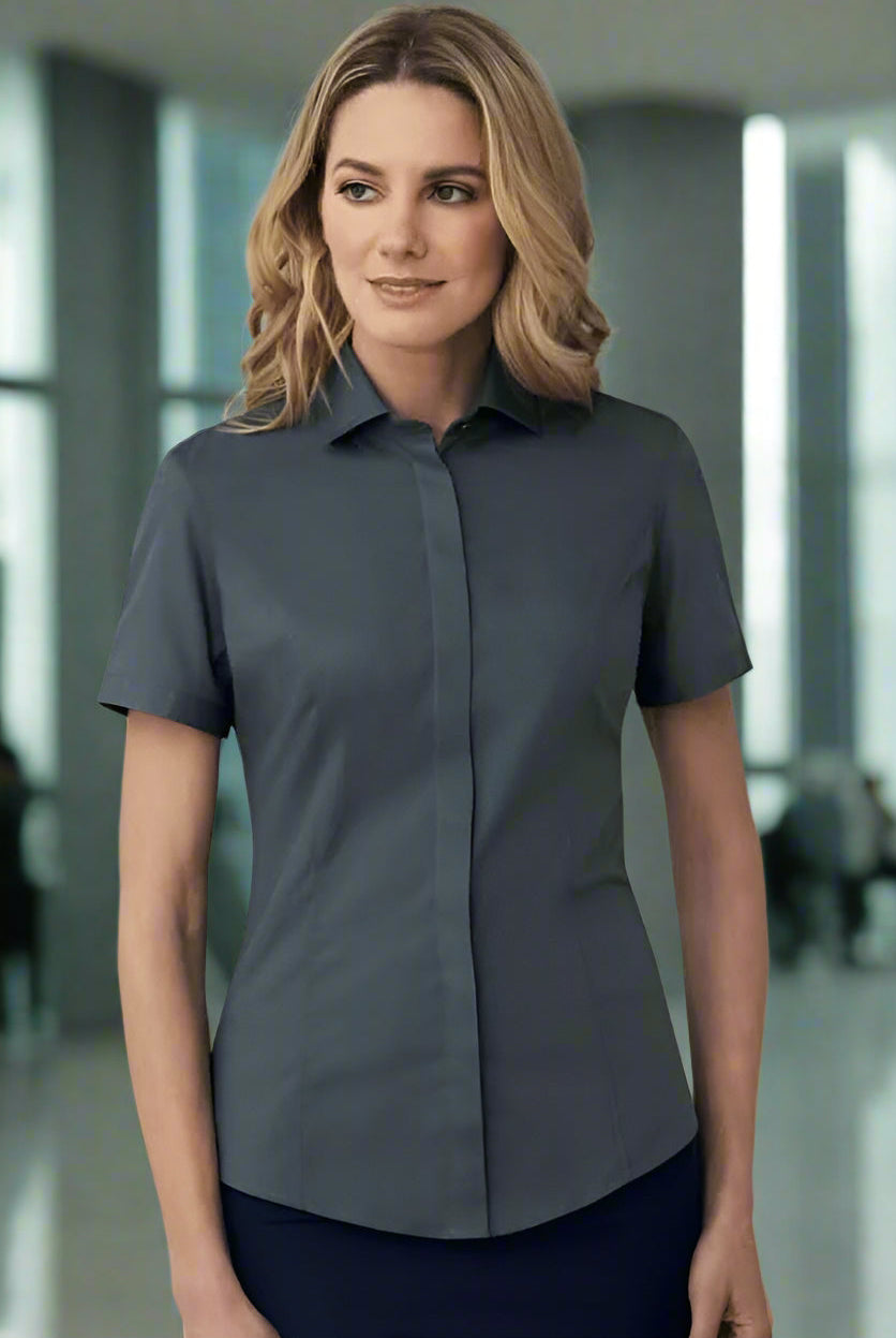 Modena Ladies Short Sleeve Shirt Womens Short Sleeve Shirts Brook Taverner