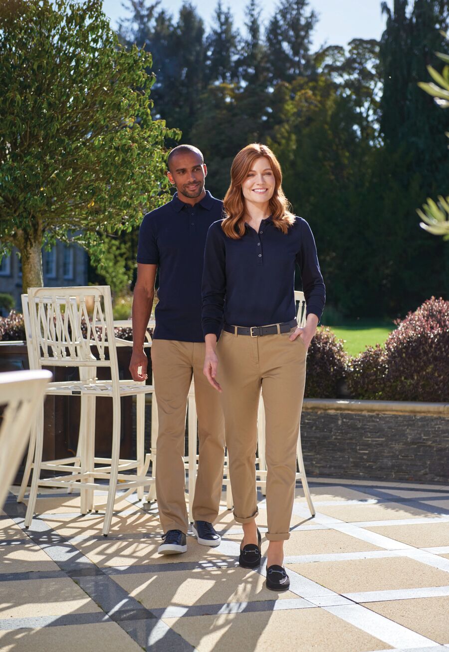 2378: Anna Premium Cotton Ladies Polo Shirt Womens Polos Brook Taverner