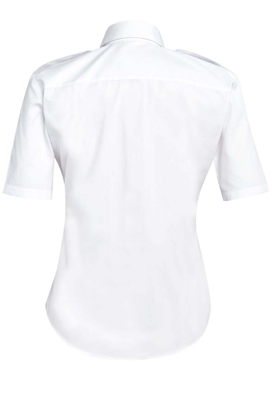 2395: Hestia Semi-Fitted Ladies Pilot Shirt Womens Short Sleeve Shirts Brook Taverner