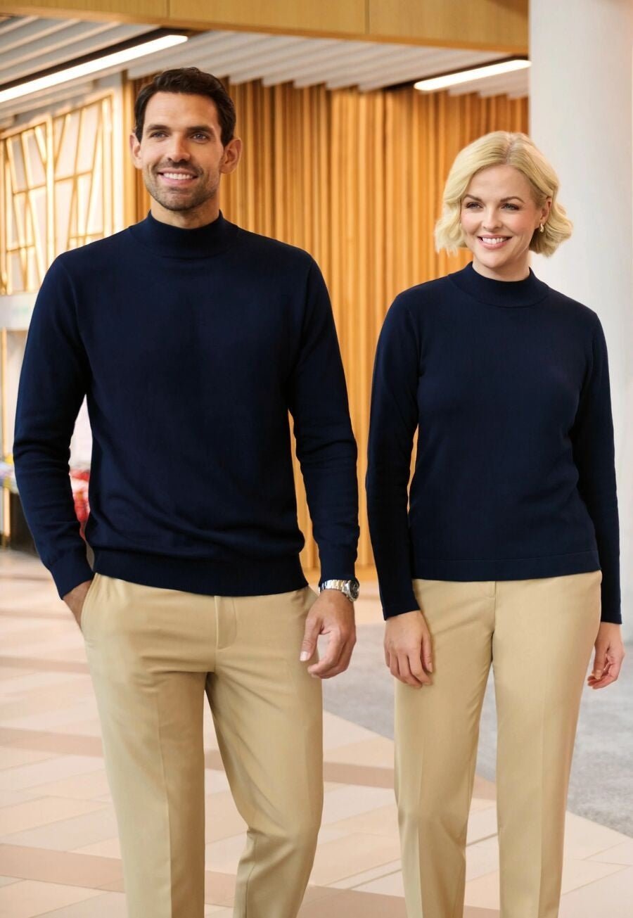 4561: Franklin Mens Turtleneck Jumper Mens Knitwear Brook Taverner