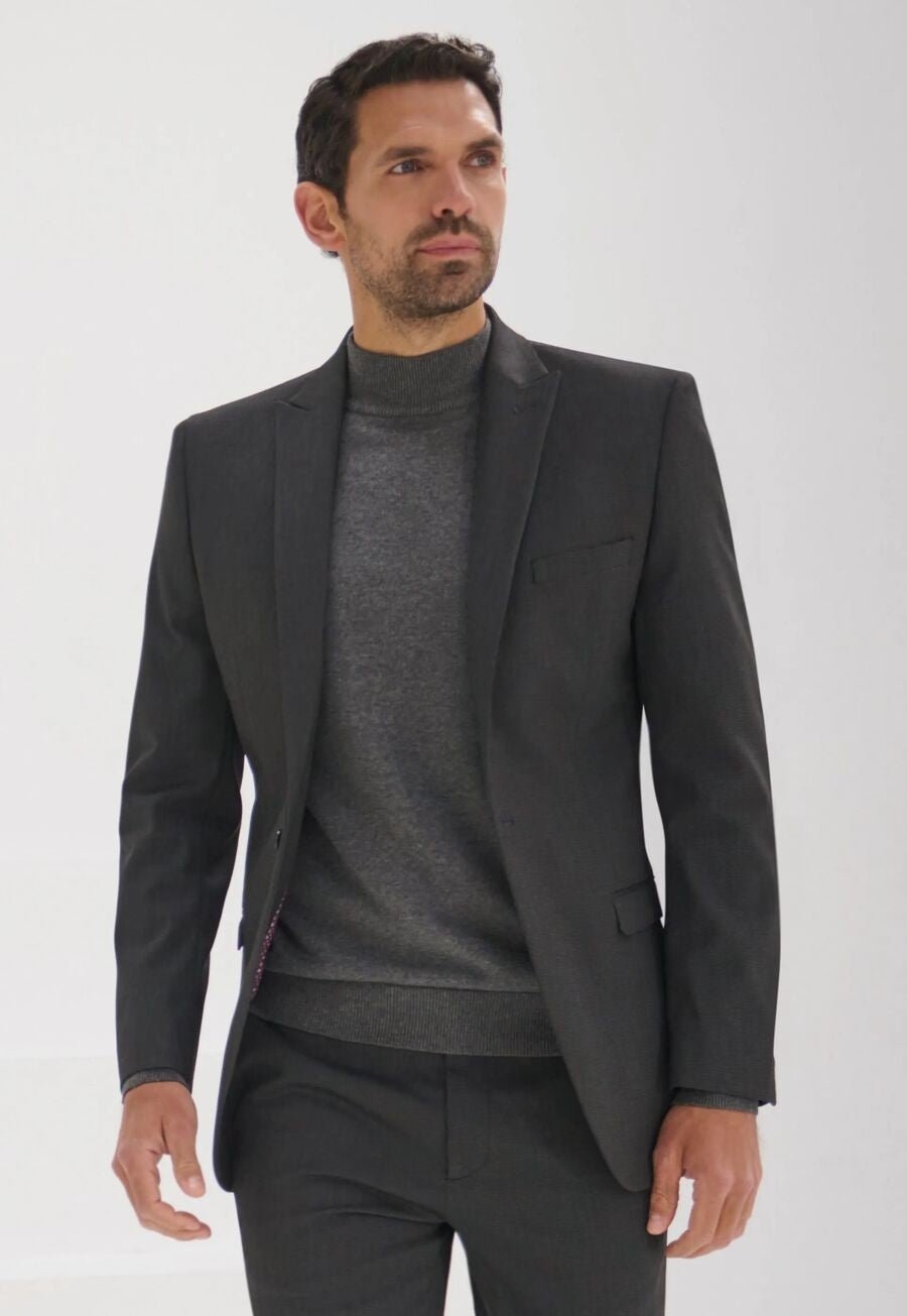 4561: Franklin Mens Turtleneck Jumper Mens Knitwear Brook Taverner