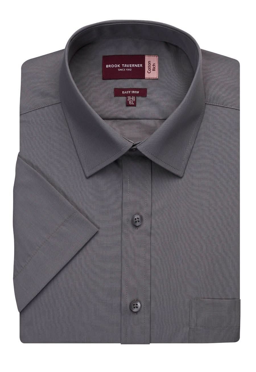 Rosello Mens Classic Fit Shirt Mens Short Sleeve Shirts Brook Taverner