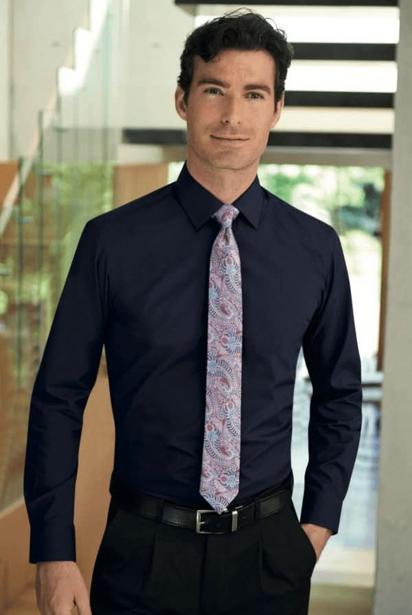 Alba Mens Slim Fit Shirt Mens Long Sleeve Shirts Brook Taverner