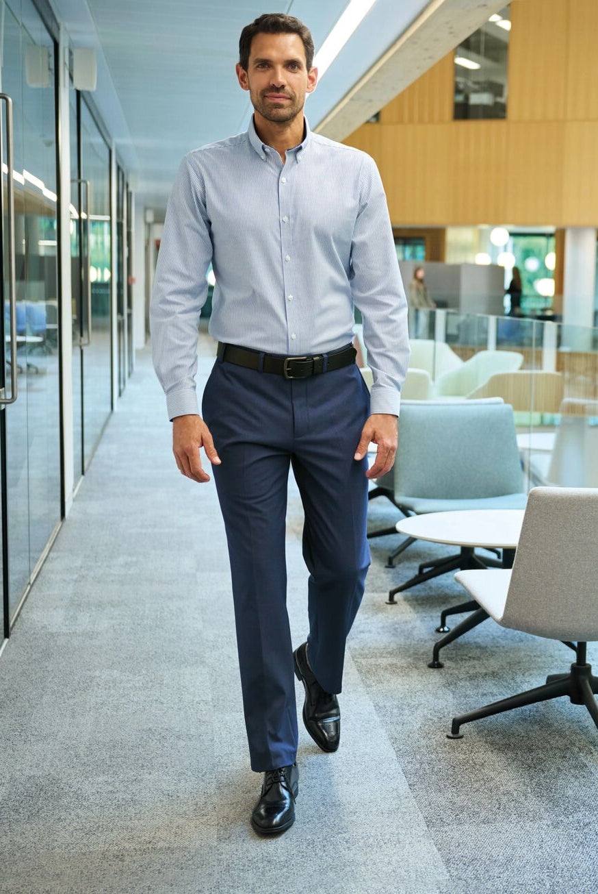 8025: Oliver Mens Tailored Fit Trouser Mens Suit Trouser Brook Taverner