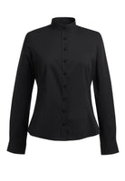 2403: Amelia Semi-Fitted Grandad Collar Shirt Womens Long Sleeve Shirts Brook Taverner