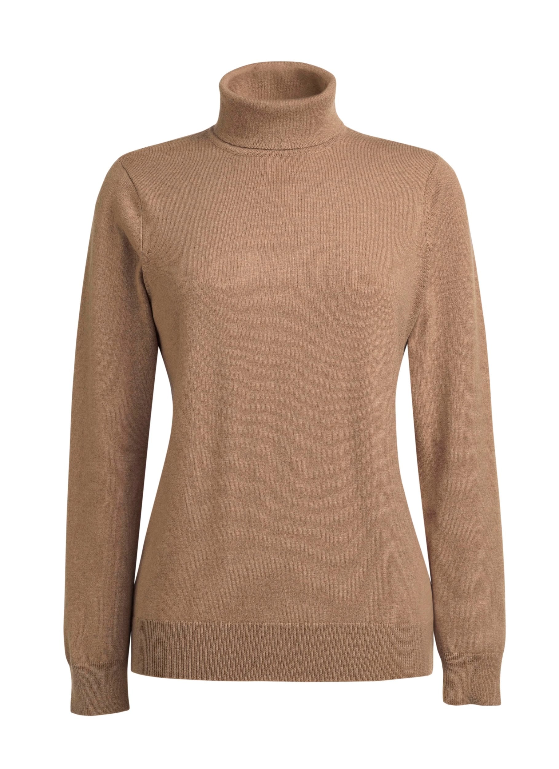 Athens Rollneck Jumper Womens Knitwear Brook Taverner Oatmeal XS