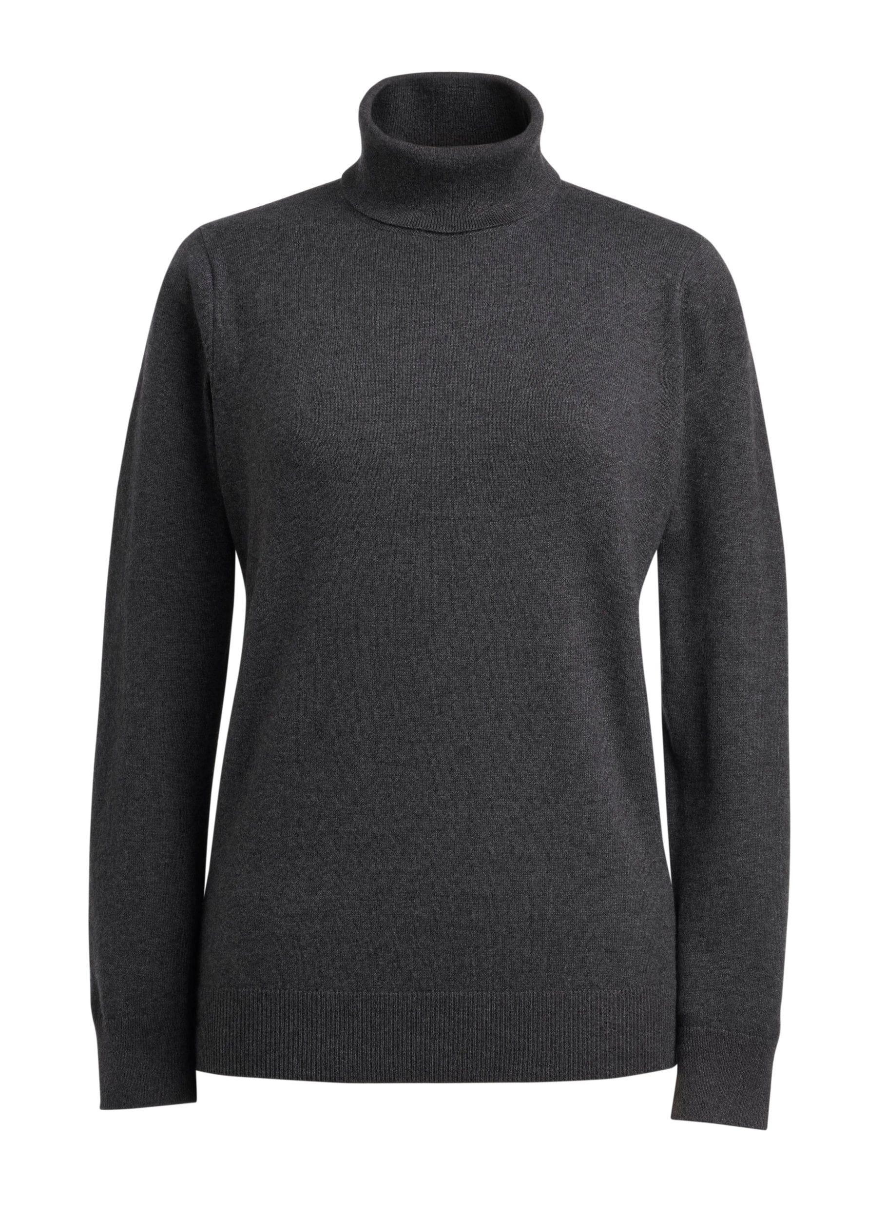 Athens Rollneck Jumper Womens Knitwear Brook Taverner Charcoal XS