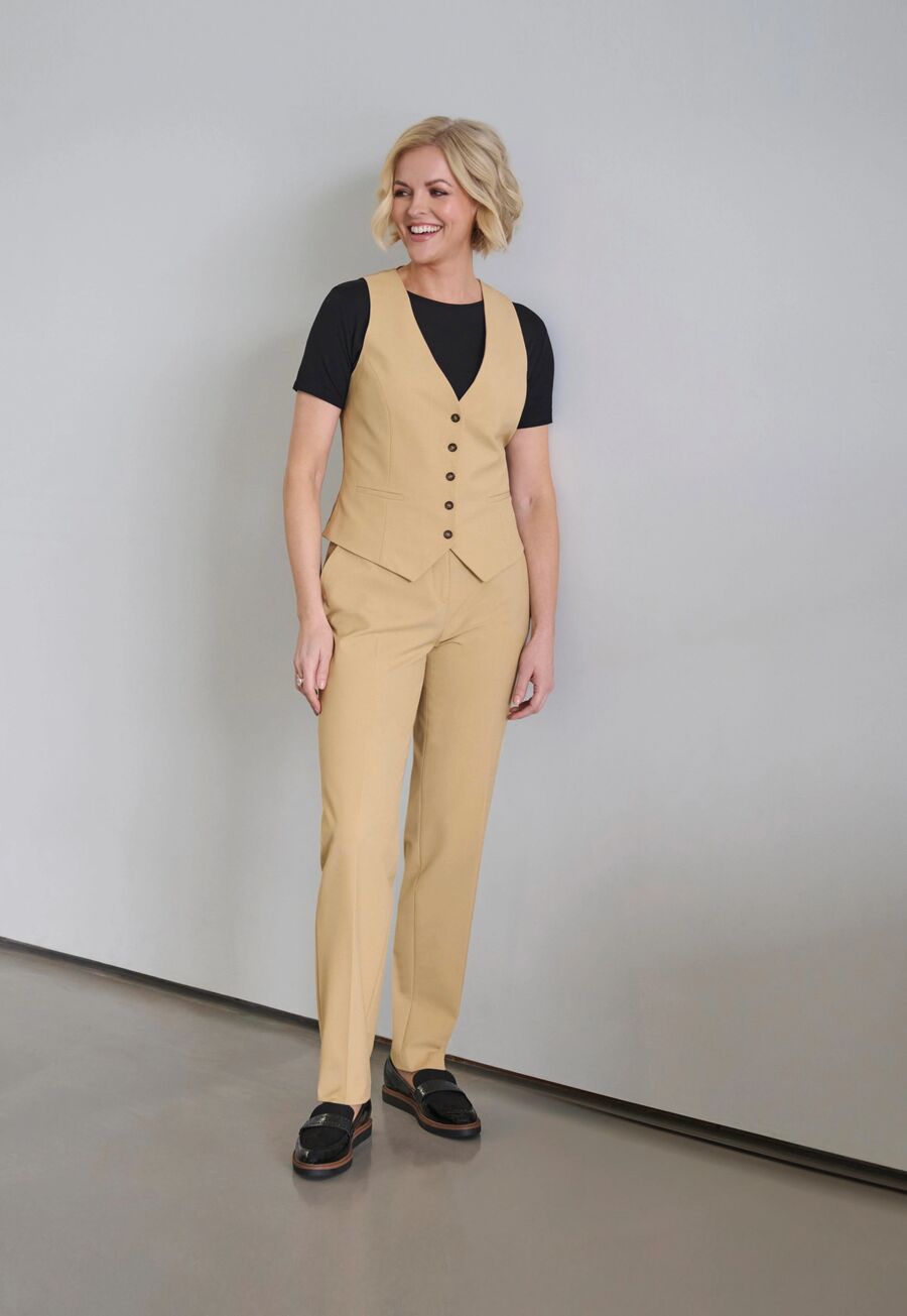 2391: Beatrice Ladies Tailored Fit Waistcoat Ladies Waistcoat Brook Taverner