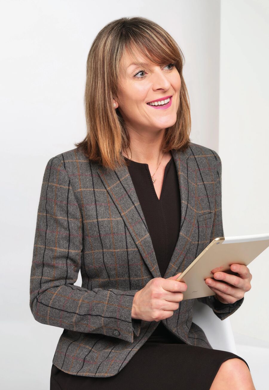 2344: Montreal Ladies Tweed Jacket Ladies Suit Jacket Brook Taverner