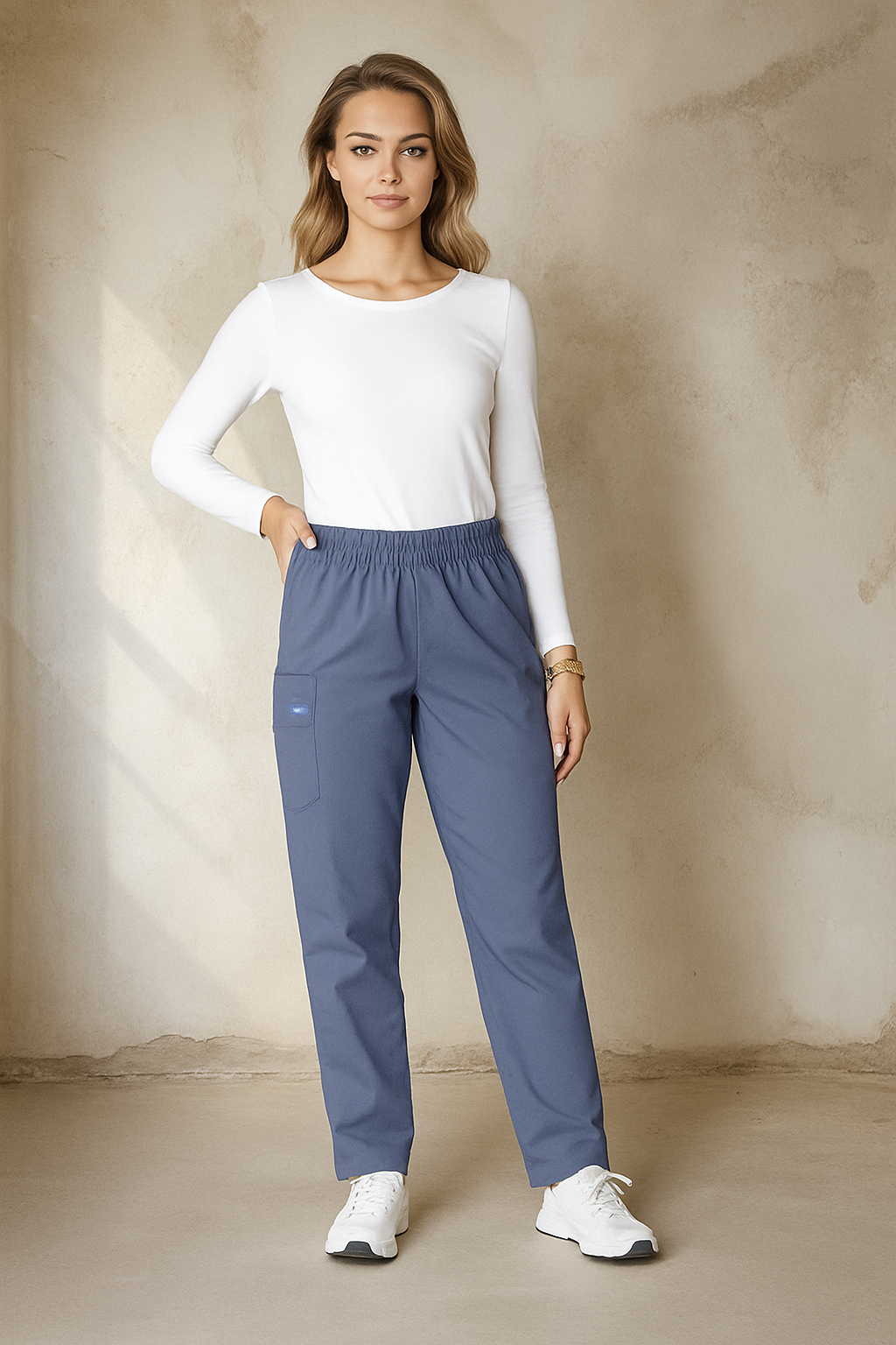 Cherokee Originals 4200 Scrub Unisex Pants Unisex Scrub Trousers Cherokee Originals Grey XXS