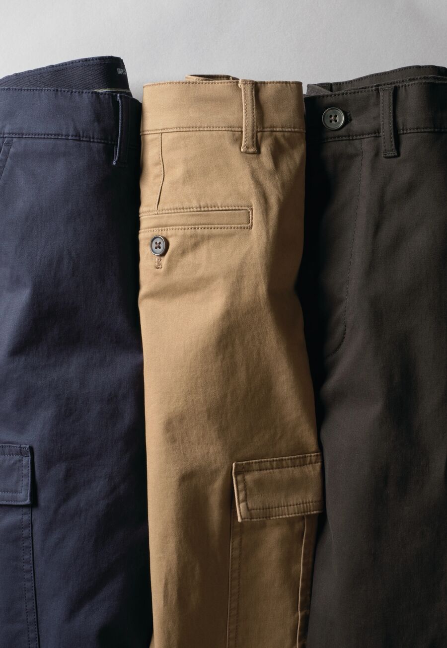 8027: Durham Mens Chino Cargo Trouser Mens Chinos Brook Taverner Tan 28 Short