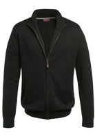 4218: Columbus Full Zip Mens Cardigan Mens Knitwear Brook Taverner Black XS