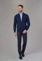 4218: Columbus Full Zip Mens Cardigan Mens Knitwear Brook Taverner