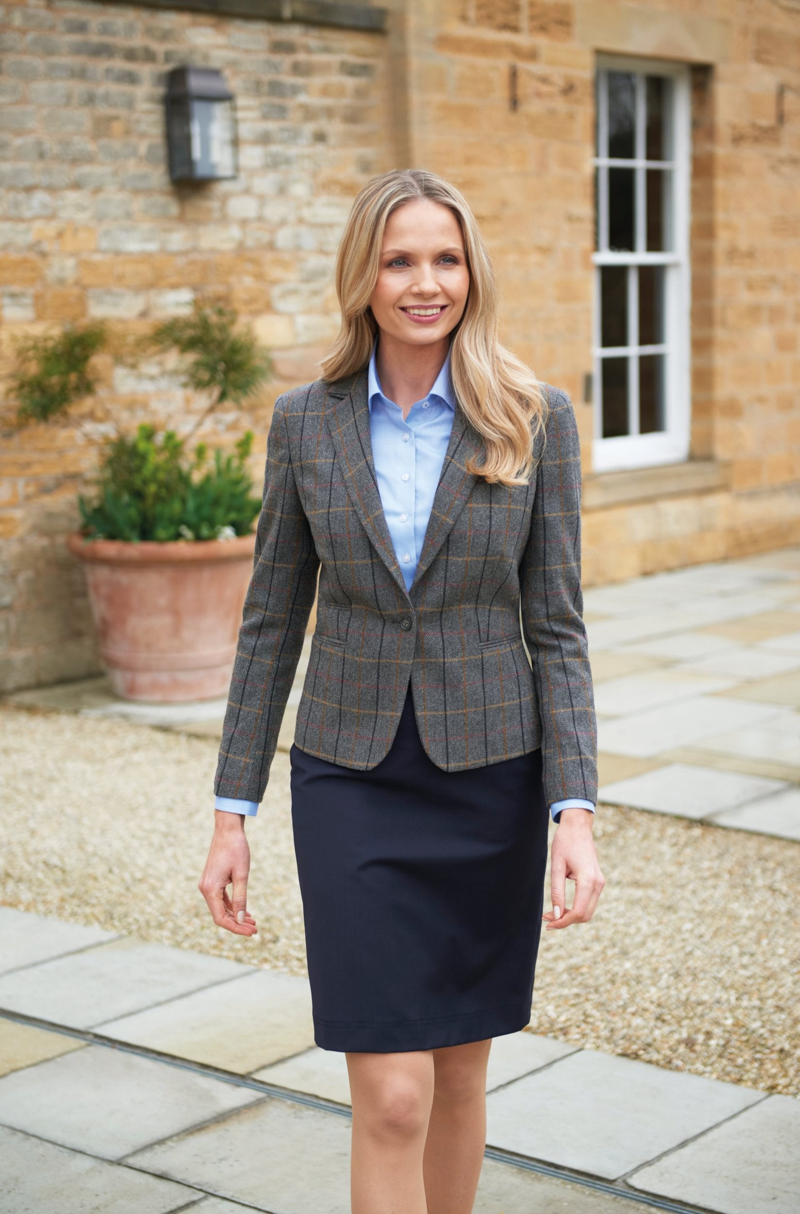 2344: Montreal Ladies Tweed Jacket Ladies Suit Jacket Brook Taverner