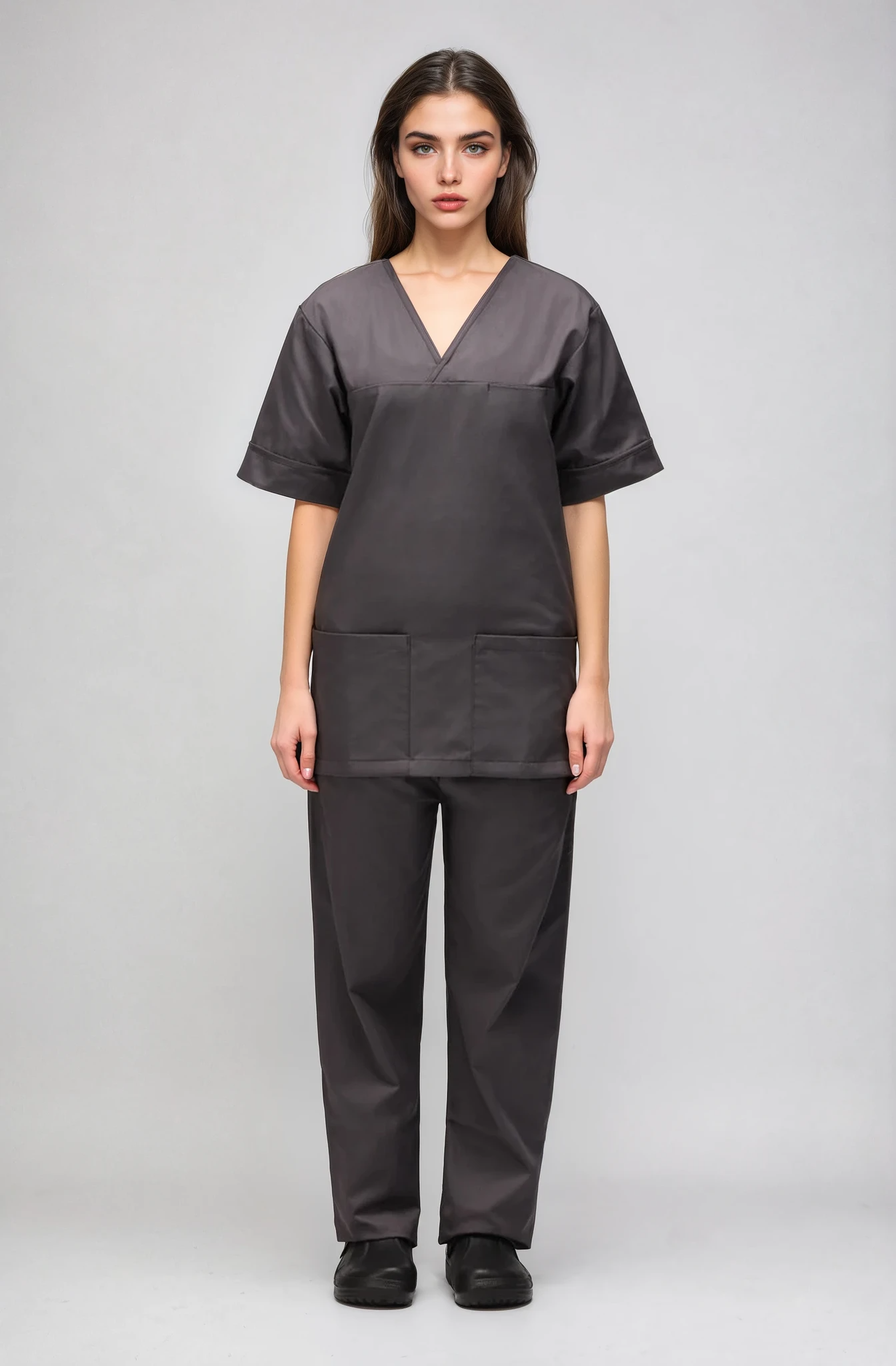 NSTP Unisex Smart Scrub Tunic Unisex Scrub Top Behrens