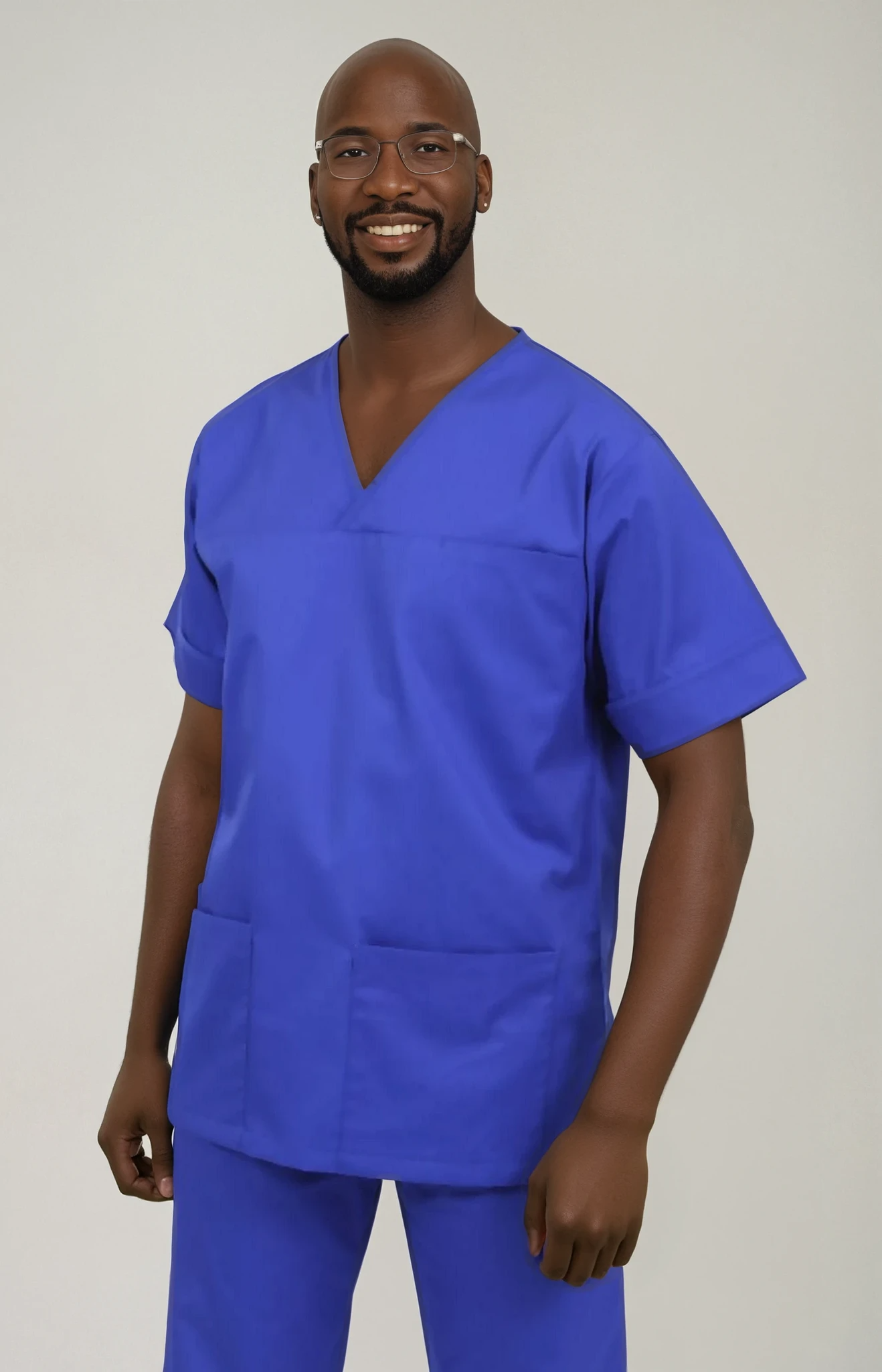 NSTP Unisex Smart Scrub Tunic Unisex Scrub Top Behrens