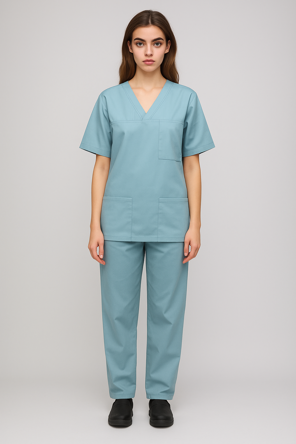 NSTP Unisex Smart Scrub Tunic Unisex Scrub Top Behrens