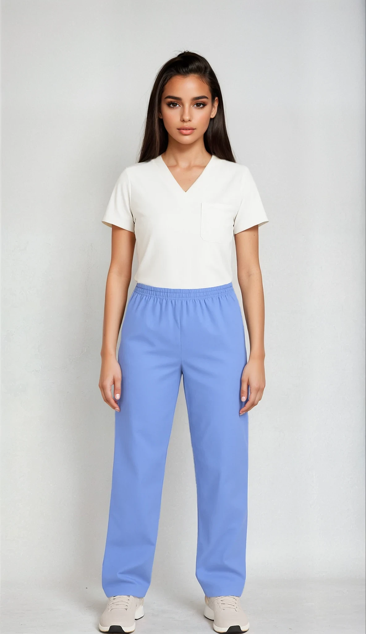 NSTR Unisex Smart Scrub Trouser Unisex Scrub Trousers Behrens Hospital Blue XS