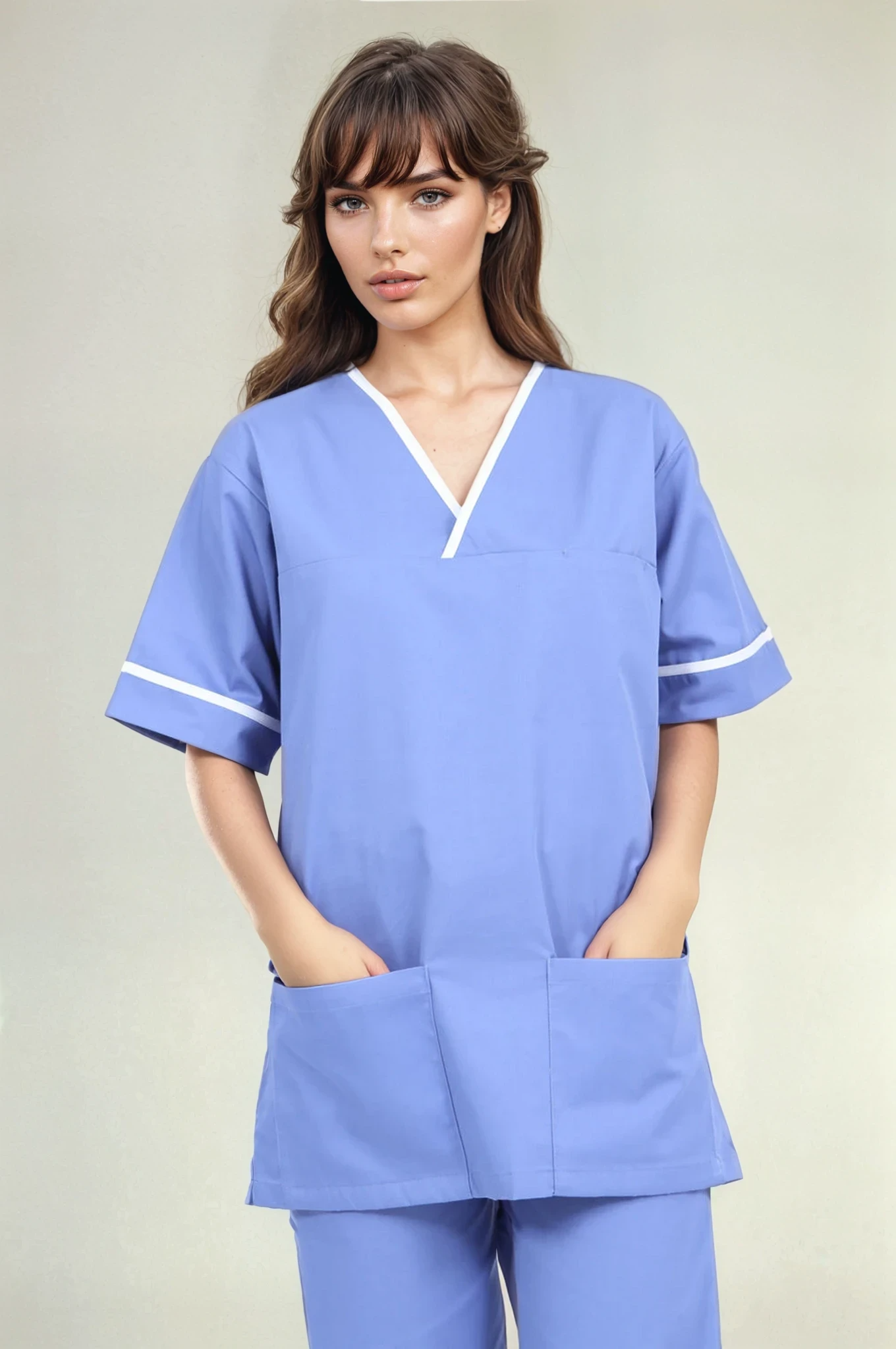 NSTT Unisex Smart Scrub Tunic (Colours) Unisex Scrub Top Behrens
