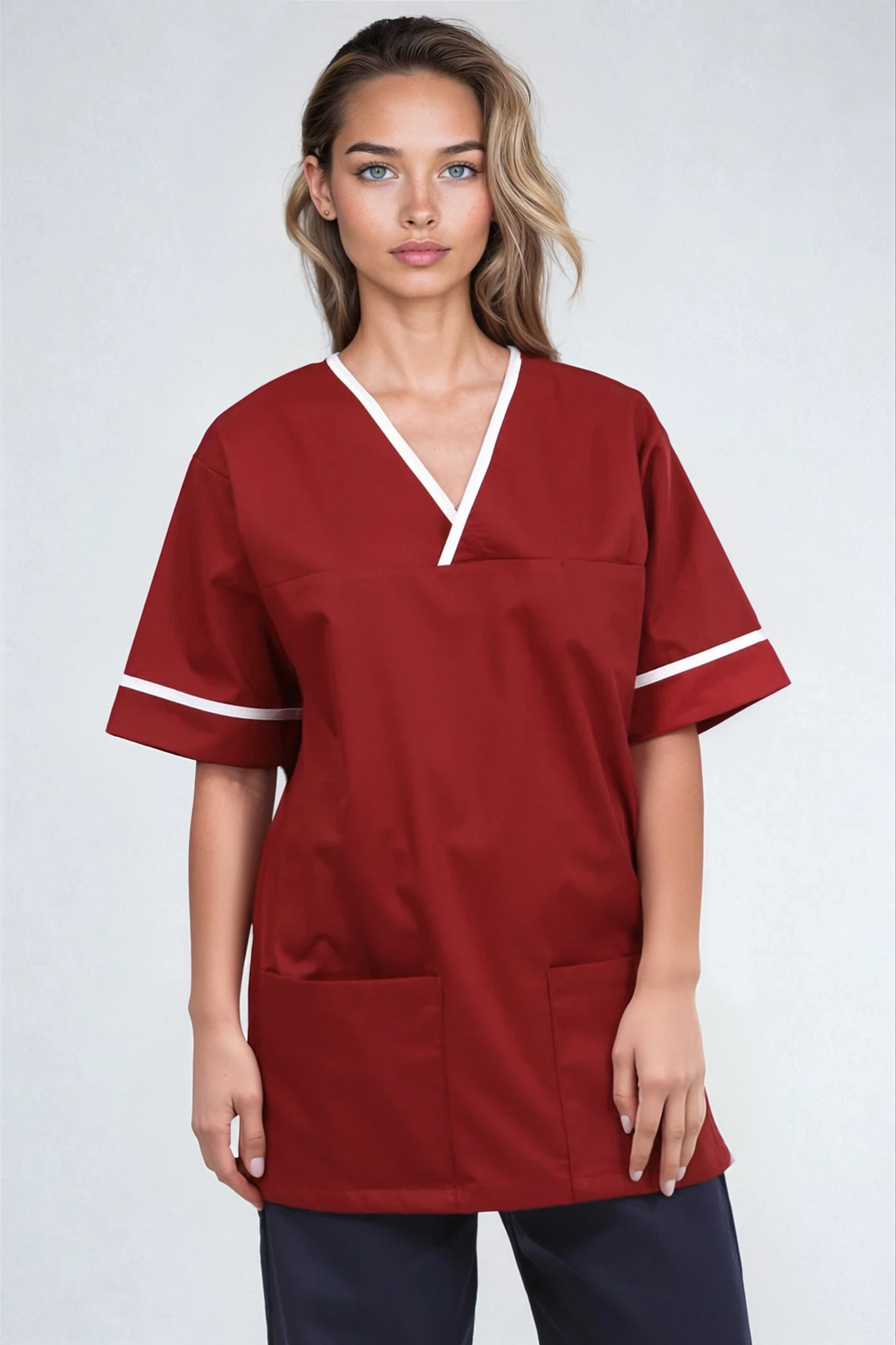 NSTT Unisex Smart Scrub Tunic (Colours) Unisex Scrub Top Behrens