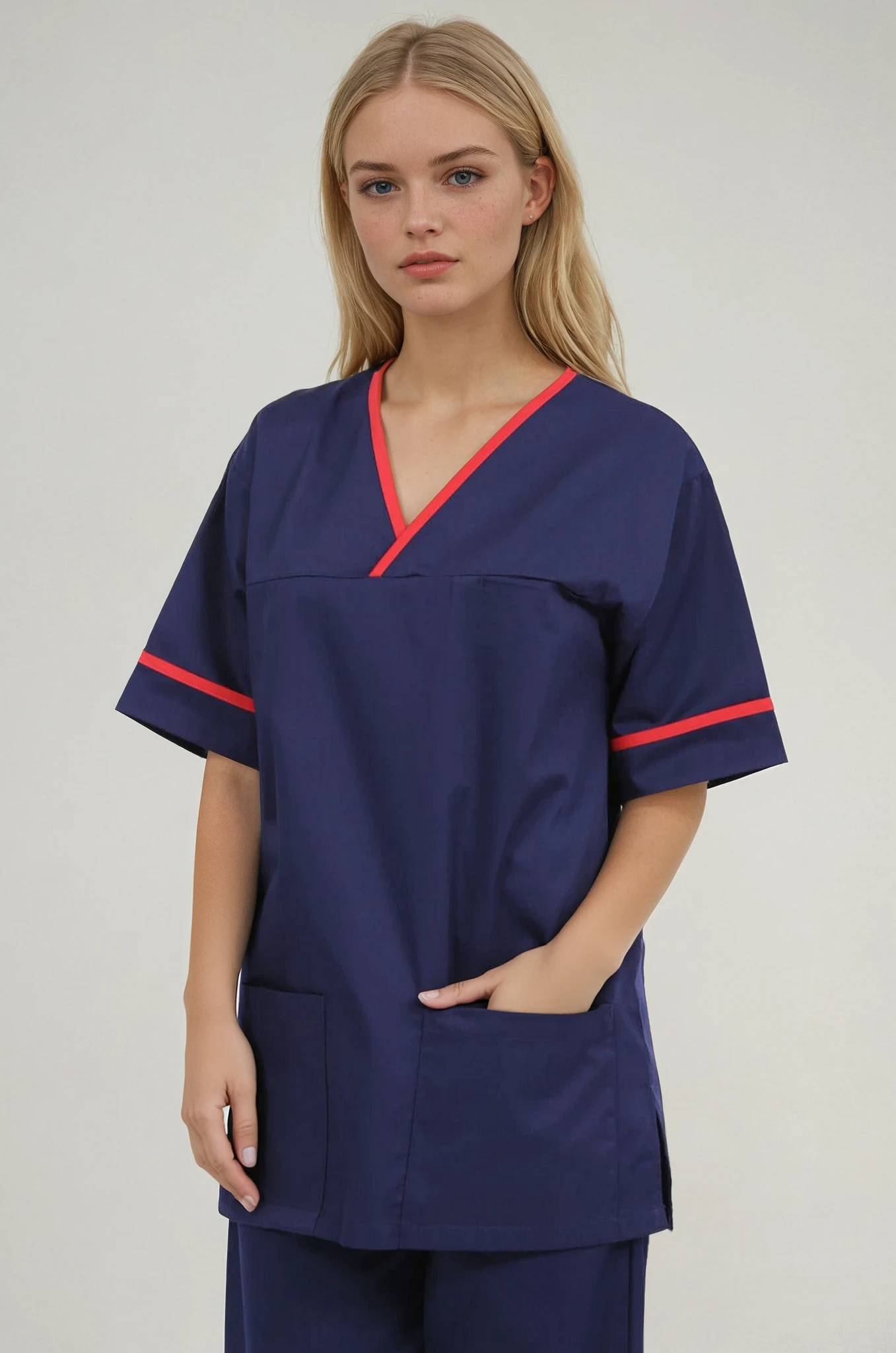 NSTT Unisex Smart Scrub Tunic (Colours) Unisex Scrub Top Behrens