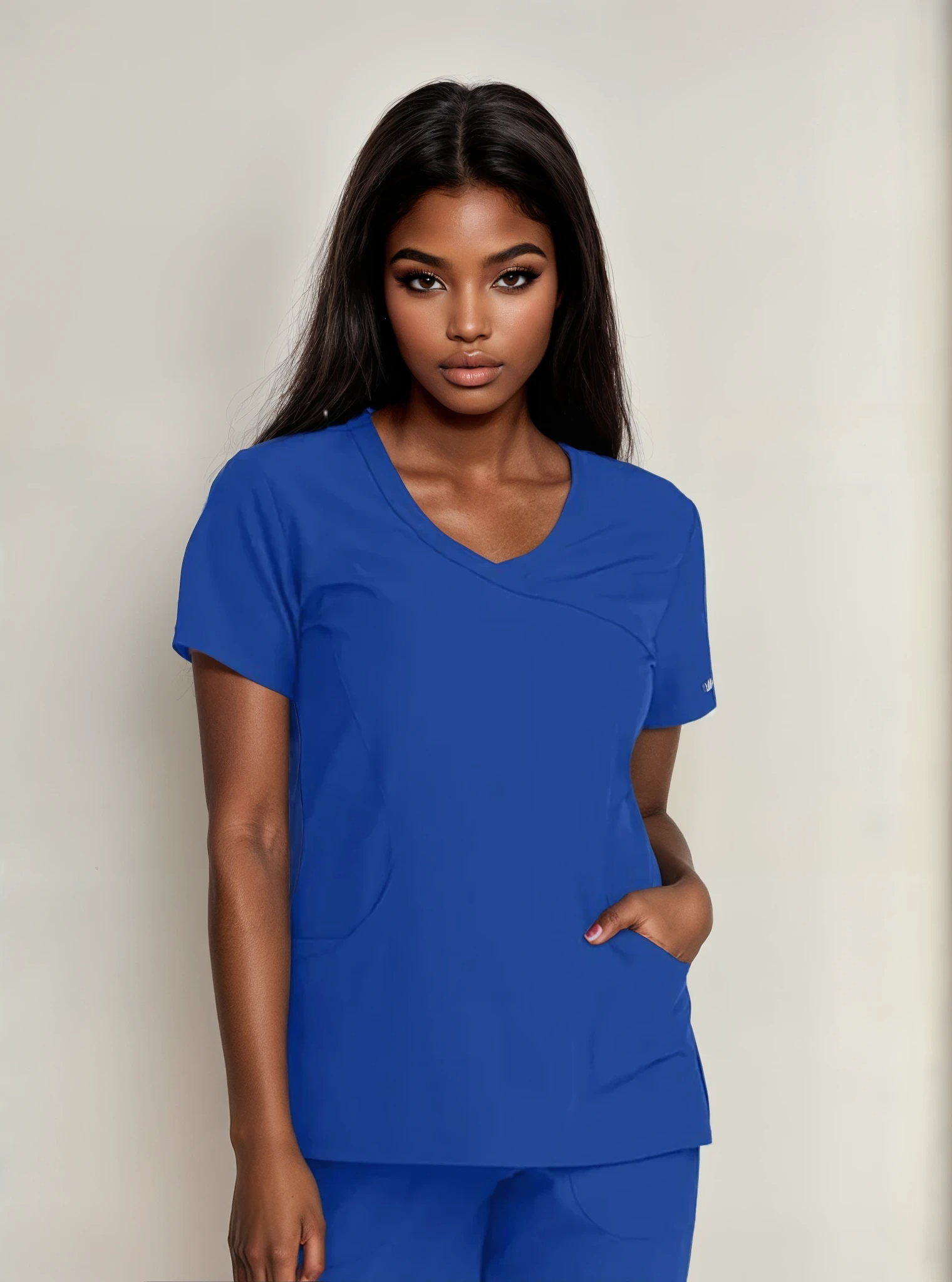 Skechers Reliance Ladies Scrub Top Ladies Scrub Top Skechers Galaxy Blue XXS