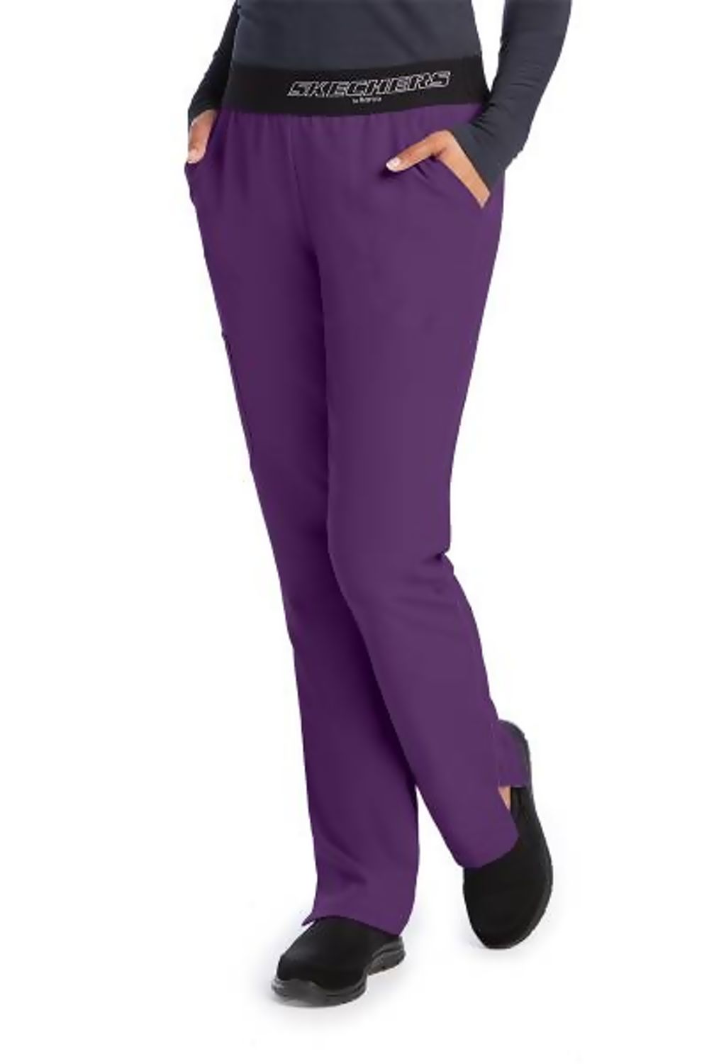 Skechers Vitality Ladies Scrub Trousers Ladies Scrub Trousers Skechers Aubergine XXS
