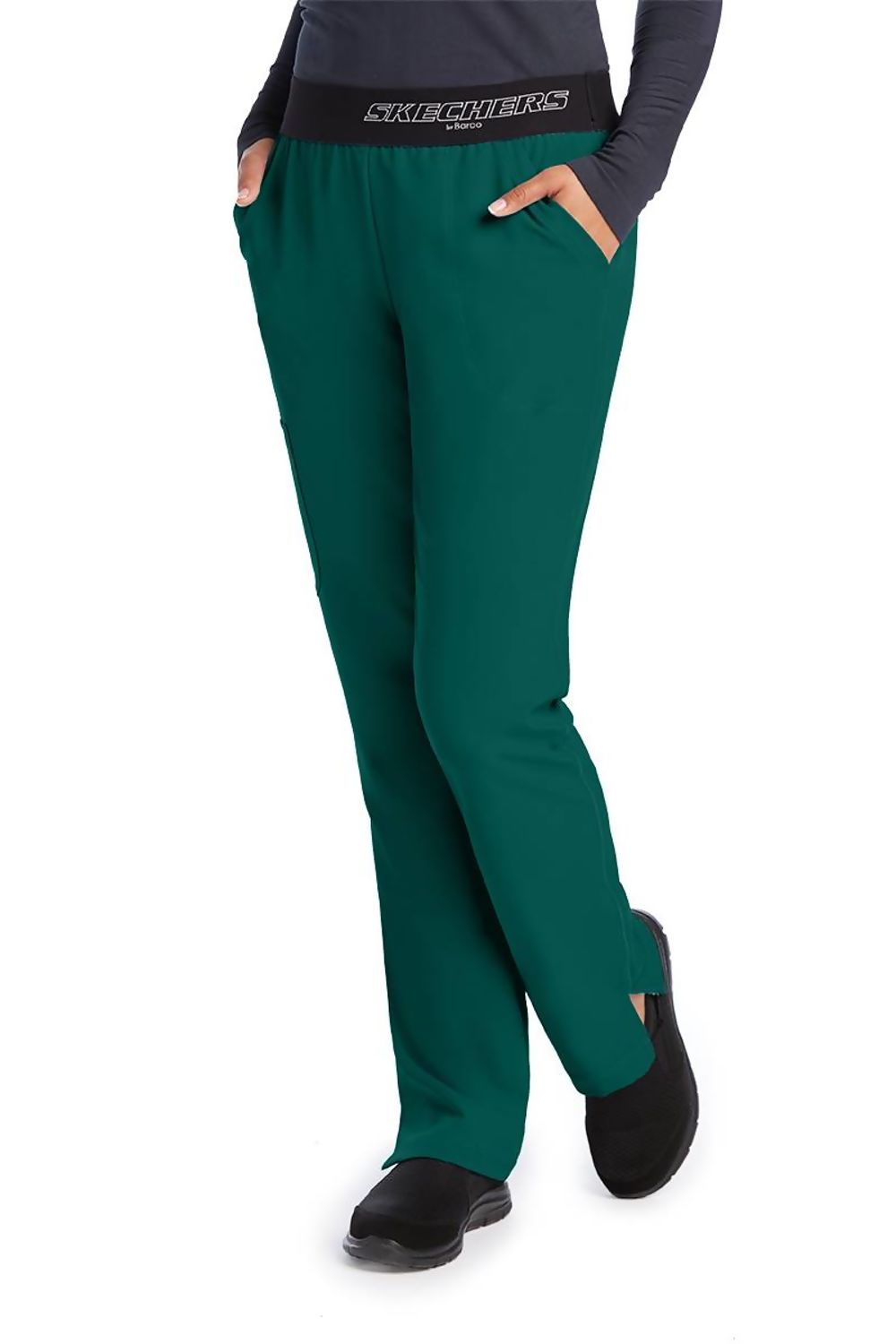 Skechers Vitality Ladies Scrub Trousers Ladies Scrub Trousers Skechers Hunter Green XXS