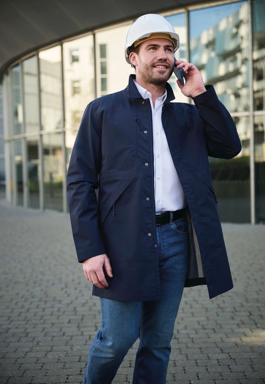 9177: Spencer Mens Waterproof Mac Mens Coats Brook Taverner Navy 36"