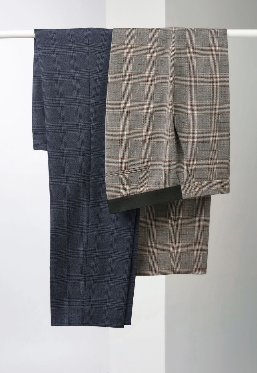 2364: Stella Ladies Check Trouser Ladies Suit Trouser Brook Taverner