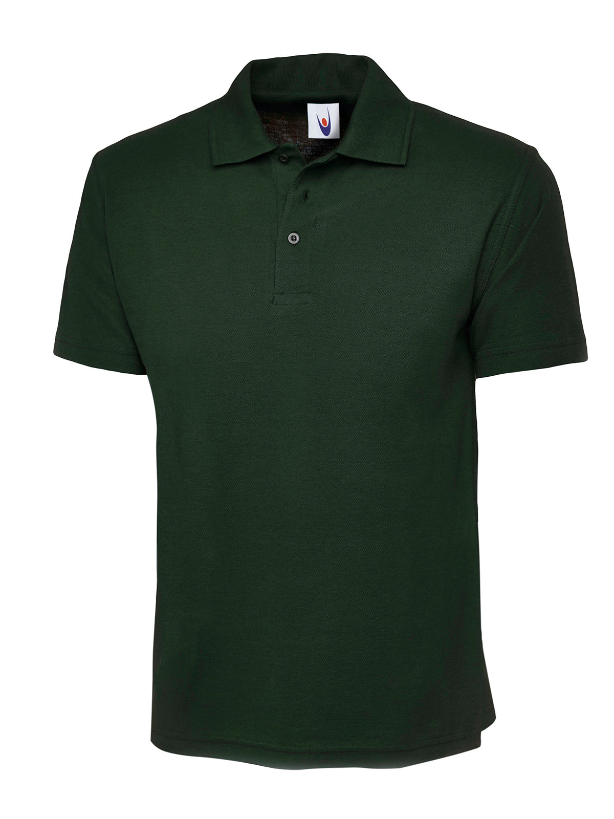 UC101: Classic Unisex Polo Mens Polos Uneek Bottle Green XS