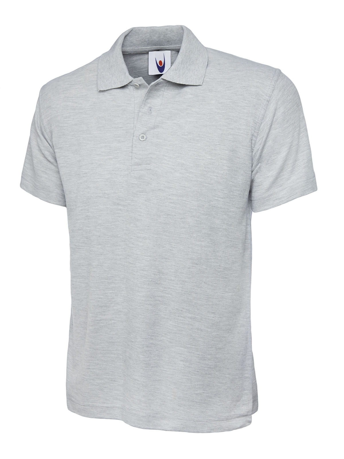 UC101: Classic Unisex Polo Mens Polos Uneek Heather Grey XS