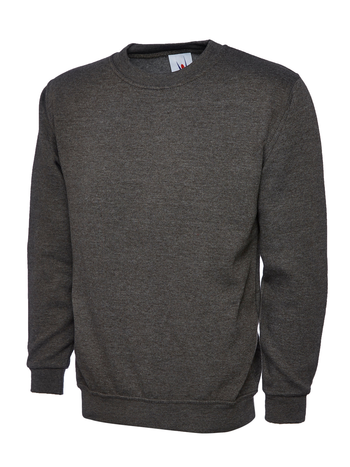 UC203: Unisex Classic Sweatshirt Mens Sweatshirts Uneek Charcoal XS