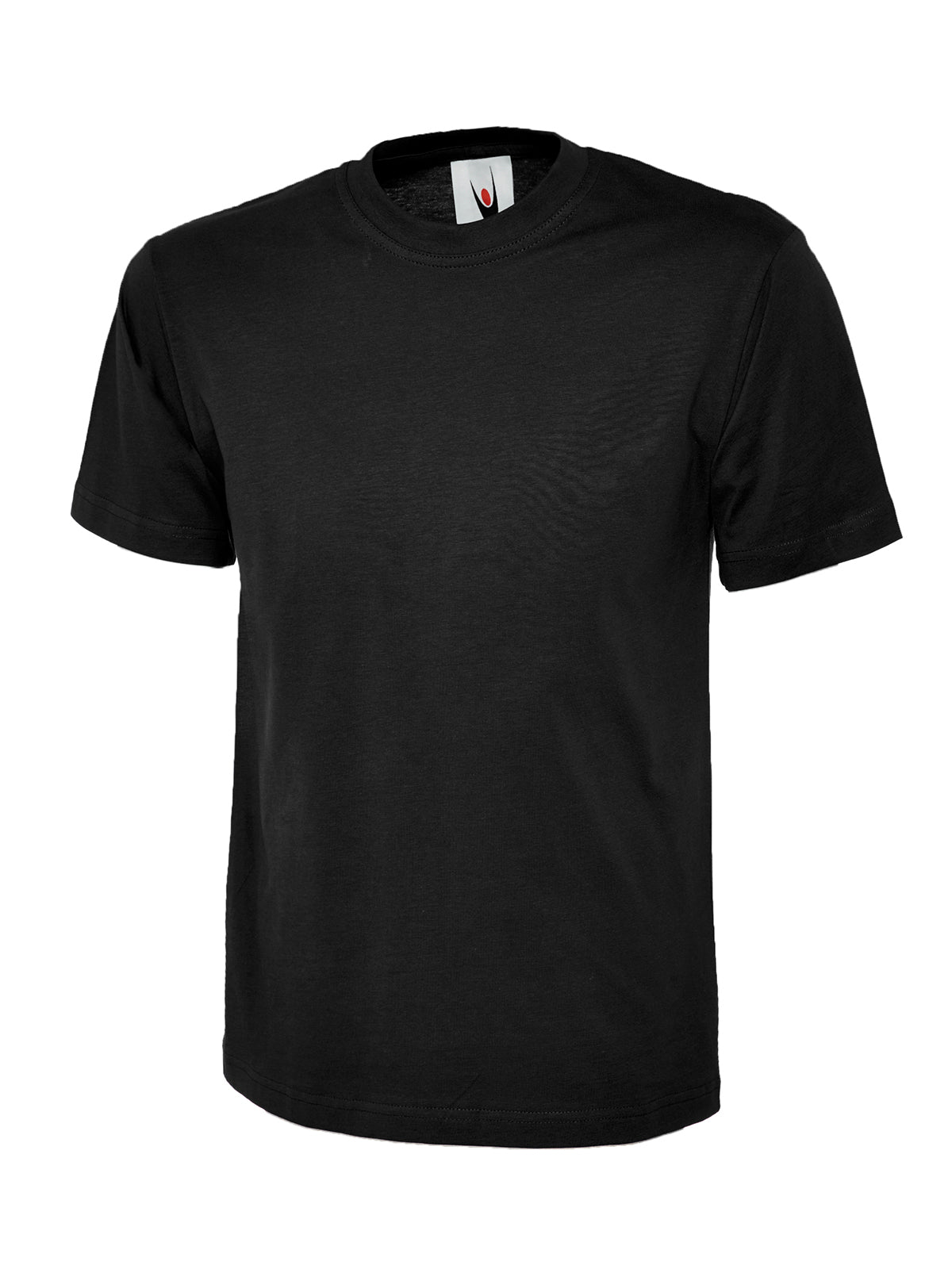 UC301: Unisex Classic T-Shirt Mens T-Shirts Uneek Black XS