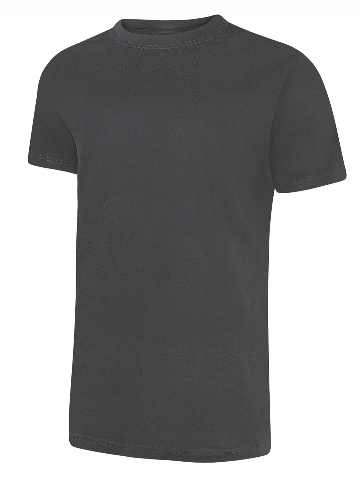UC301: Unisex Classic T-Shirt Mens T-Shirts Uneek Charcoal XS