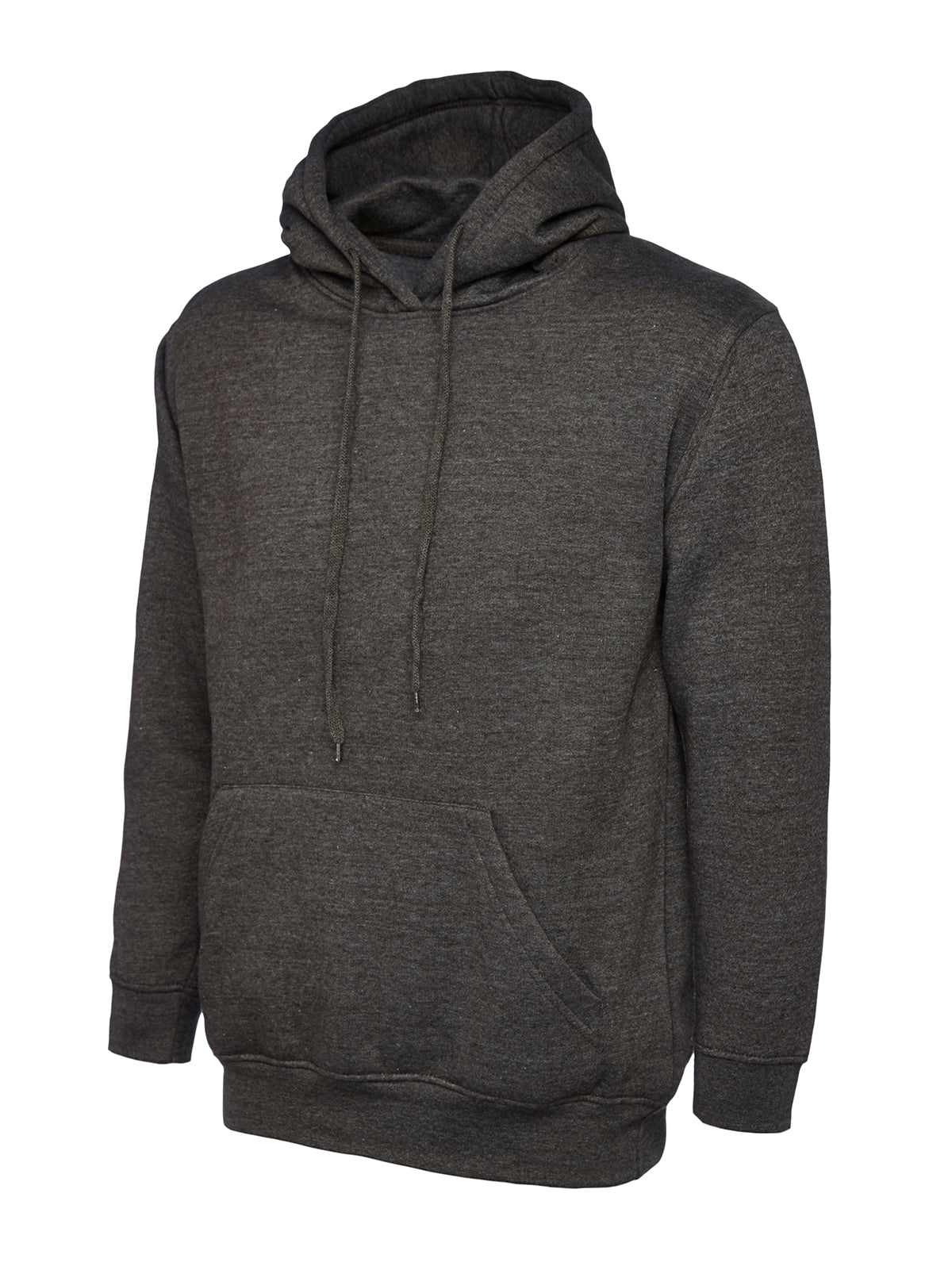 UC502: Unisex Classic Hooded Sweatshirt Mens Hoodies Uneek Charcoal XS