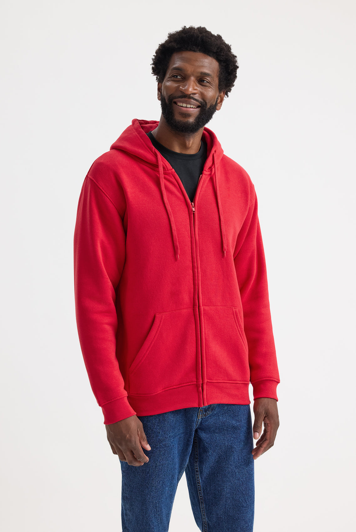 UC504: Unisex Full Zip Hooded Sweatshirt Mens Hoodies Uneek