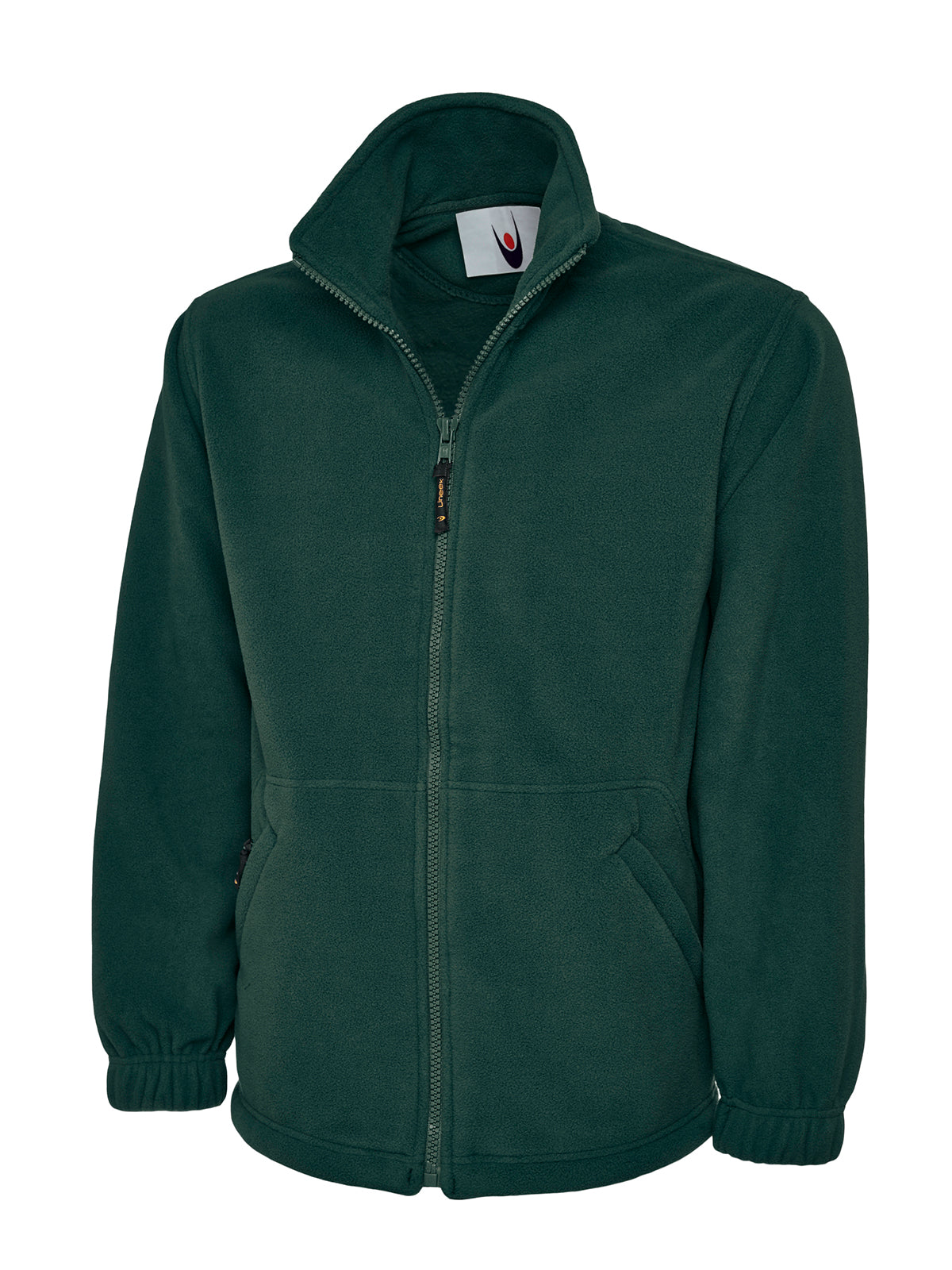 UC604: Unisex Classic Fleece Mens Fleeces Uneek Bottle Green XS