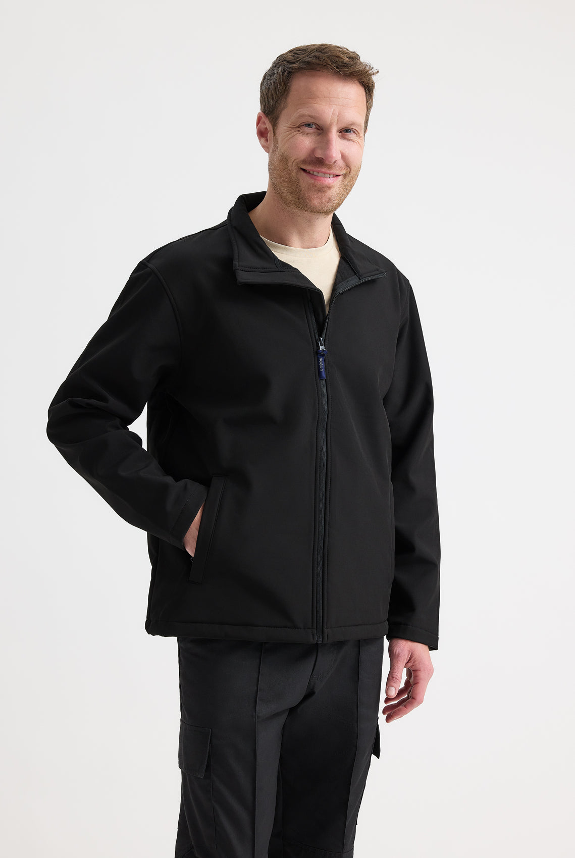 UC612: Unisex Classic Full Zip Softshell Jacket Mens Softshell Jackets Uneek