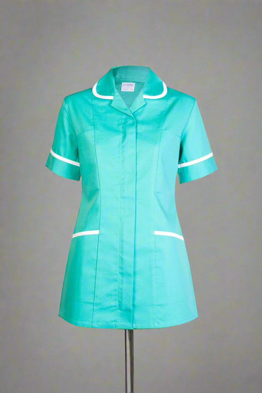 Ladies Heavyweight Tunic Ladies Healthcare Tunic Uneek Aqua 8