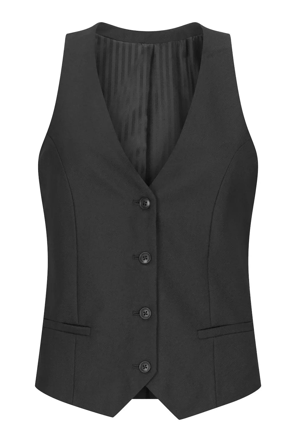 Adelphi Women's Waistcoat Ladies Waistcoat Clubclass Black 4