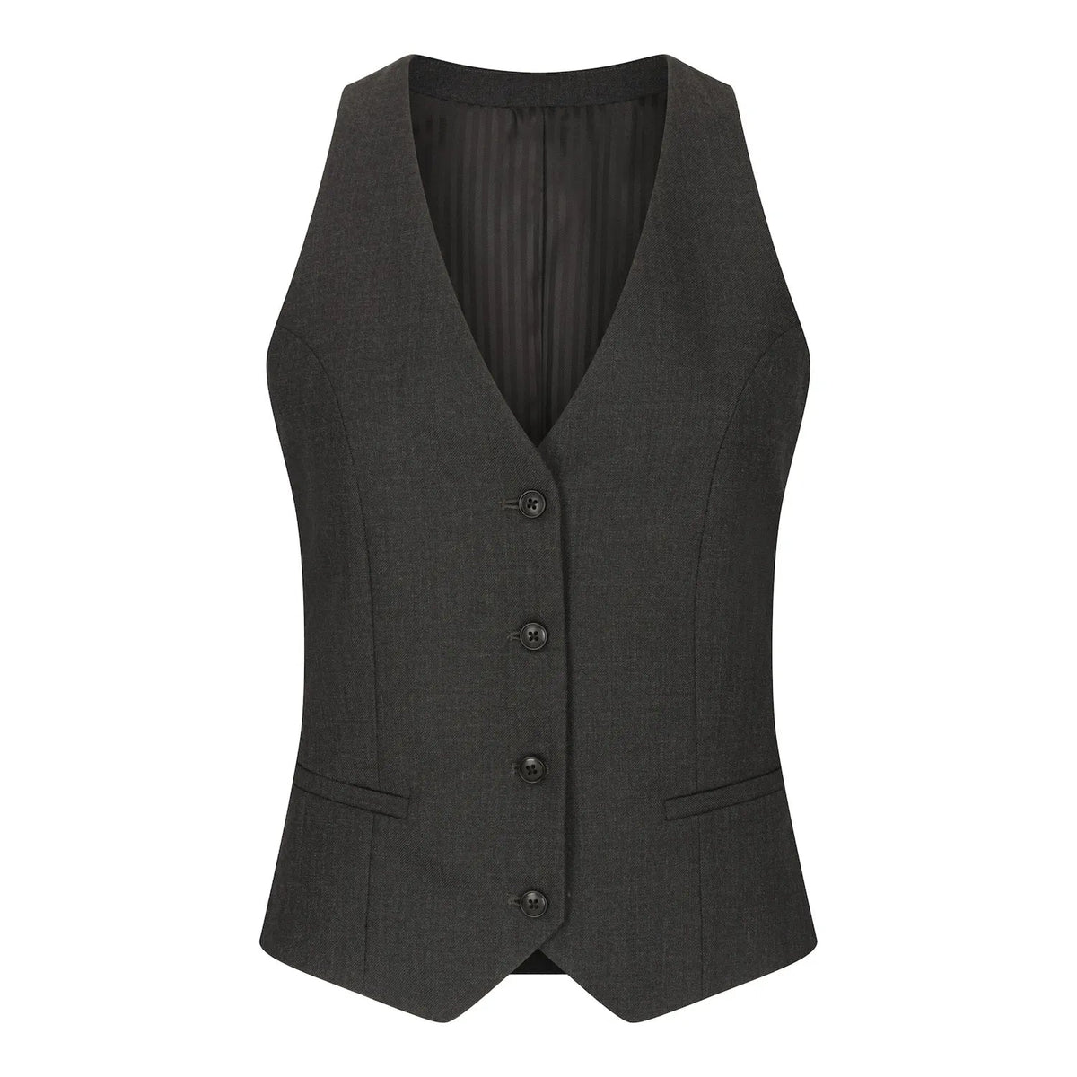 Adelphi Women's Waistcoat Ladies Waistcoat Clubclass Charcoal 4